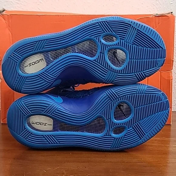Nike Zoom Hyperdunk 2016 Game Royal Boys Sneakers 845120-440 Size 7Y GS - Picture 7 of 16